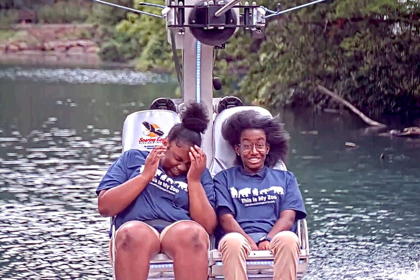 Soaring Eagle Zipline Operators Kool replay